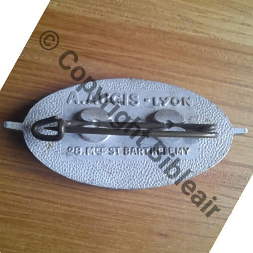 POLICE  BATAILLON POLICE ET SECURITE  A.AUGIS LYON ST.BARTH 2Lign 2Griffes dos Grenu Src.augrenierduder 100Eur03.16 